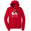 EdHuckTeam - Unisex Poly/Cotton Hooded Pullover Sweatshirt