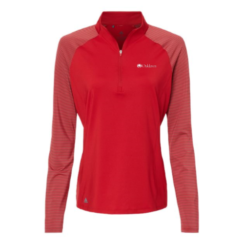 Oaklawn - Women's Stripe Block Quarter-Zip Pullover