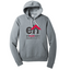 EdHuckTeam - Unisex Poly/Cotton Hooded Pullover Sweatshirt