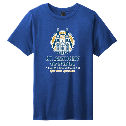 St. Anthony of Padua - District Made Youth Perfect Tri Crew Tee Digital Print