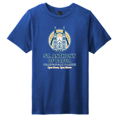 St. Anthony of Padua - District Made Youth Perfect Tri Crew Tee Digital Print