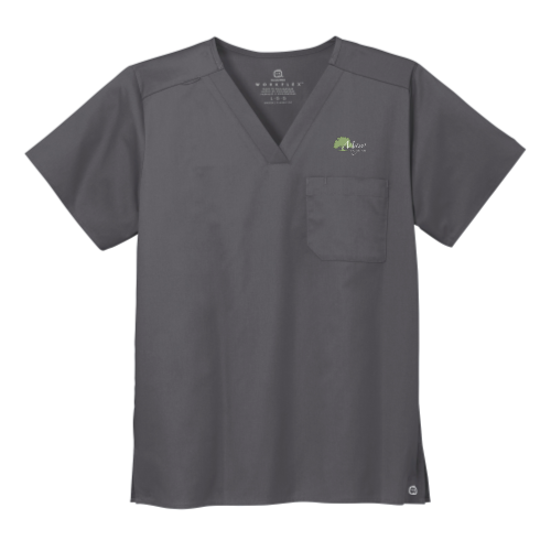 MayoHC - WonderWink Unisex WorkFlex Chest Pocket V-Neck Top v1