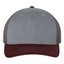Heather Grey Charcoal Maroon