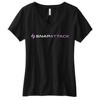Snapattack - Volunteer Knitwear Women's Daily V-Neck Tee USA-Made
