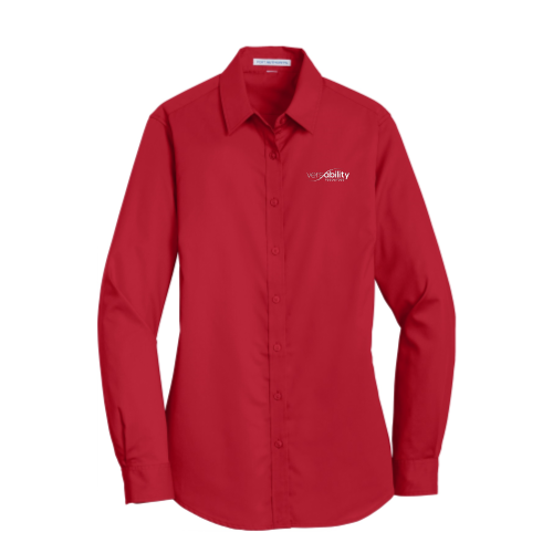 VersAbilityResources - Embroidered - Port Authority Ladies SuperPro Twill Shirt - v1