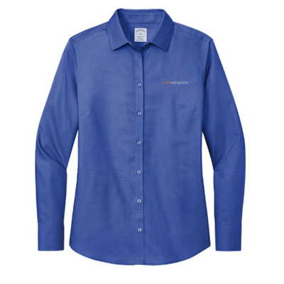 CivicInitiatives - Brooks Brothers Women's Wrinkle-Free Stretch Nailhead Shirt BB18003