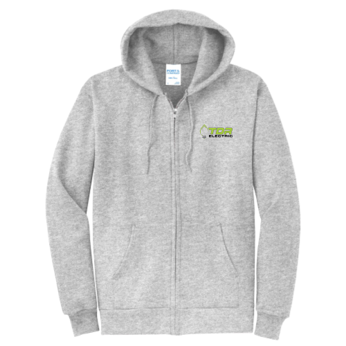 TDRElectric -Port & Company Classic Full-Zip Hooded Sweatshirt