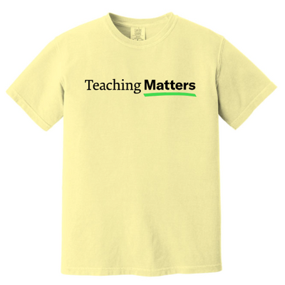 TeachingMatters - Unisex Comfort Colors Vintage Tee