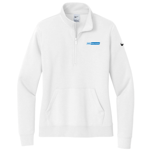 MEGLOBAL - Nike Ladies Club Fleece Sleeve Swoosh 1/2-Zip NKDX6720