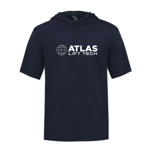 AtlasLiftTech - B-Core Hooded Men's T-Shirt