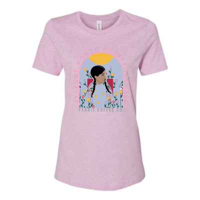 FerrisCoffee - Womens Relaxed Fit Heather - Vergel Support