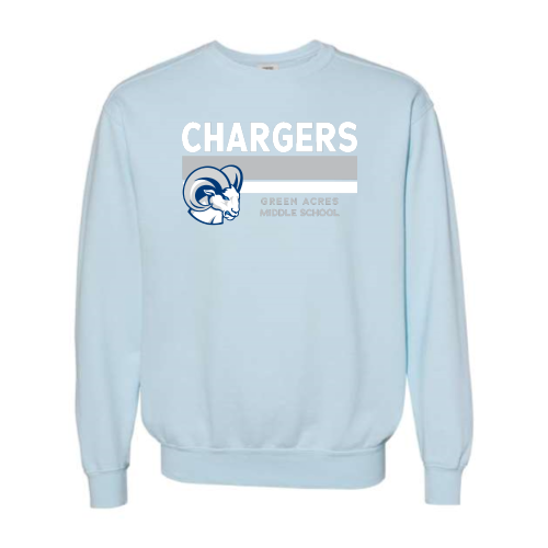GreenAcresMiddleSchool - Pigment-Dyed Crewneck Sweatshirt