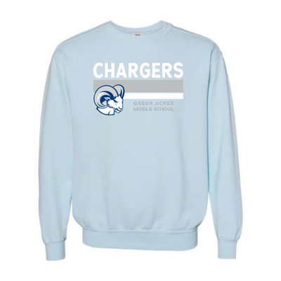GreenAcresMiddleSchool - Pigment-Dyed Crewneck Sweatshirt
