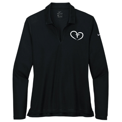 Inspired HH Holdings - Nike - Ladies Dri-FIT Long Sleeve Polo - v2