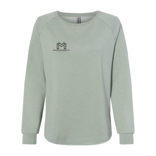 MaraconEnterprises - Independent Trading Women's California Wave Wash Crewneck Sweatshirt