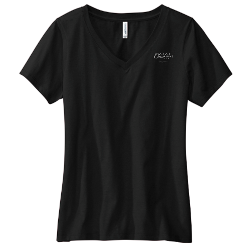 Cloud Nine Peoria - Volunteer Knitwear Women's Daily V-Neck Tee USA-Made