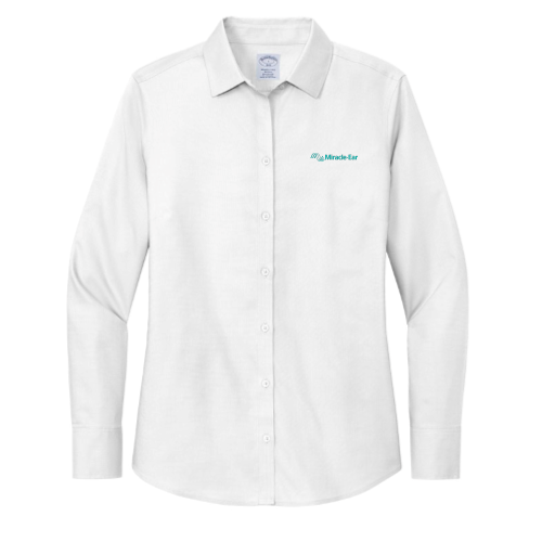 ListenHear - Brooks Brothers Women's Wrinkle-Free Stretch Nailhead Shirt