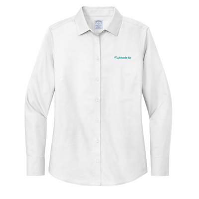 ListenHear - Brooks Brothers Women's Wrinkle-Free Stretch Nailhead Shirt