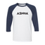 Asnoa - BELLA+CANVAS Unisex 3/4-Sleeve Baseball Tee