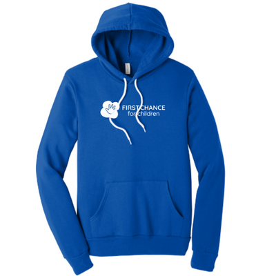 FirstChanceforChildren - Unisex Poly/Cotton Hooded Pullover Sweatshirt