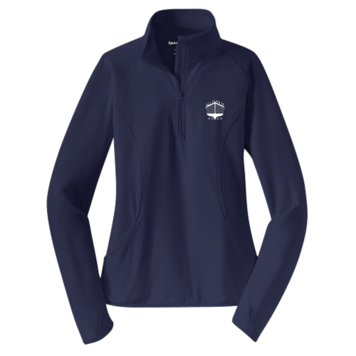 AllStar2 - Sport-Tek Ladies Sport-Wick Stretch 1/2-Zip Pullover v1