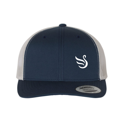 BlueSwan - Embroidery Adult Retro Trucker Cap v1