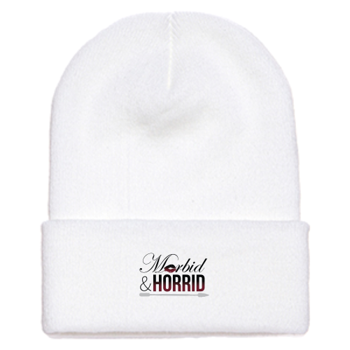 MorbidandHorrid - Cuffed Knit Beanie Yupoong White