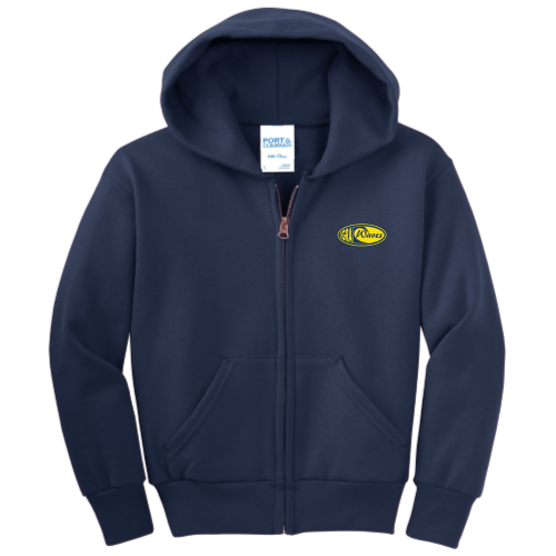 EgraWaves - Port & Company Youth Full-Zip Hooded Sweatshirt