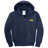 EgraWaves - Port & Company Youth Full-Zip Hooded Sweatshirt