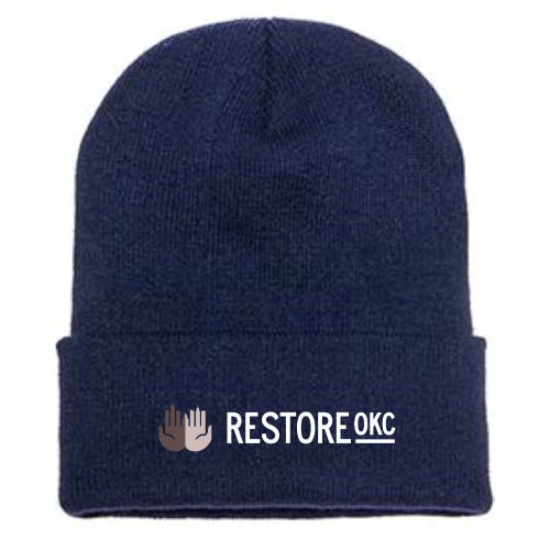 RestoreOKC - Cuffed Knit Beanie