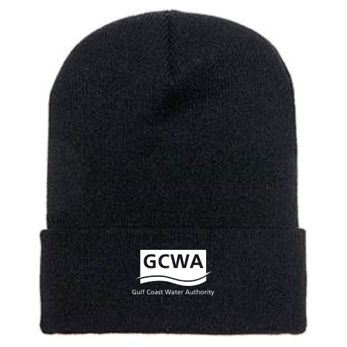 GulfCoastWaterAuthority - Cuffed Knit Beanie