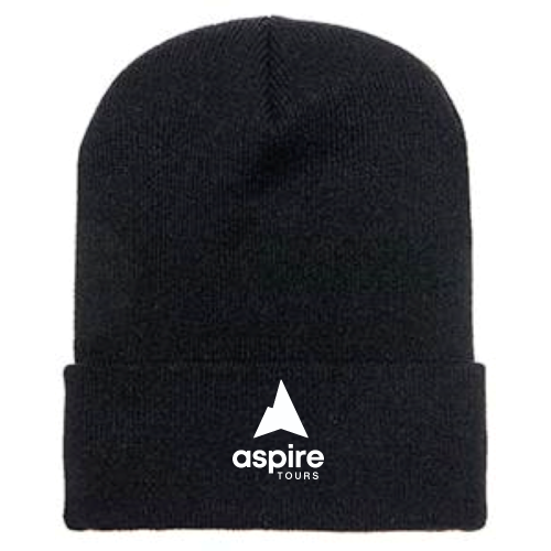 AspireTours - Adult Cuffed Knit Beanie v1