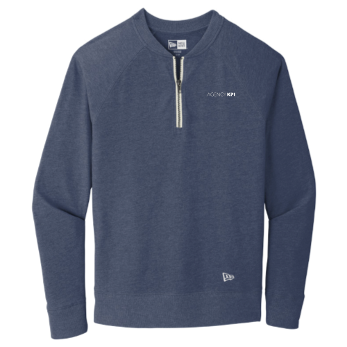 AgencyKPI - New Era Sueded Cotton Blend 1/4-Zip Pullover