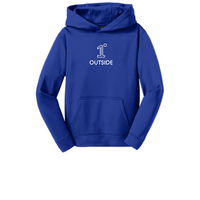 1DegreeOutside - Sport-Tek Youth Sport-Wick Fleece Hooded Pullover