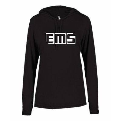 EMS - B-Core L/S Women's Hood Tee