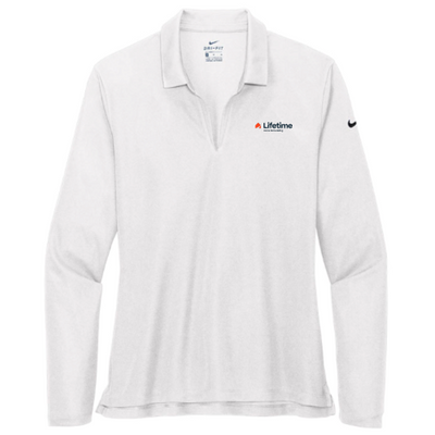 Lifetime - Nike - Ladies' Dri-FIT Long Sleeve Polo - White