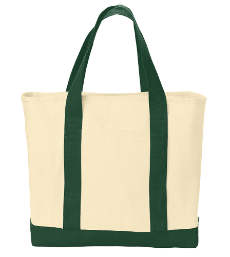 PRINTED - Port Authority Ideal Twill Two-Tone Shopping Tote B400
