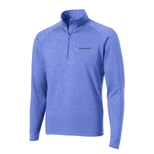 CurrentHR Sport-Tek Men's Sport-Wick Stretch 1/2-Zip Pullover - Hth
