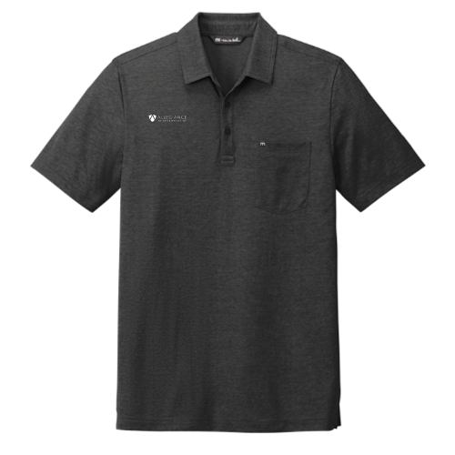 Allegiance  - TravisMathew Oceanside Heather Pocket Polo Dark