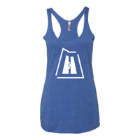 Hinge Fitness - Next Level Women's Triblend Racerback Tank v1