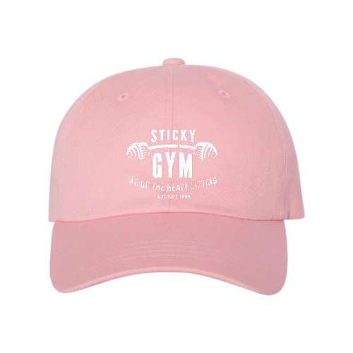 StickyGym Yupoong Dad Hat - 6245 Pink