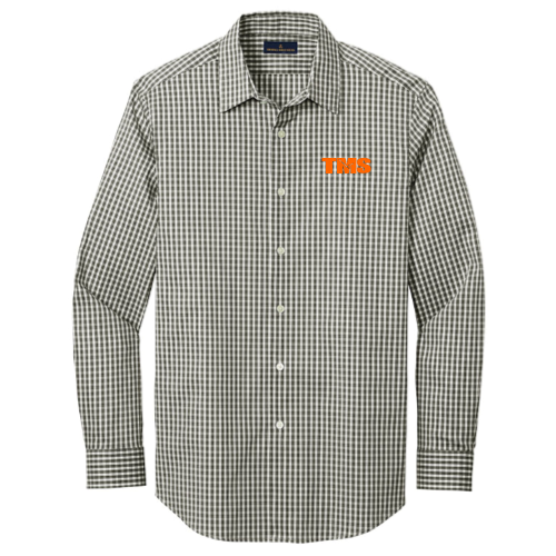 TMS - Brooks Brothers Men's Tech Stretch Pattern Shirt