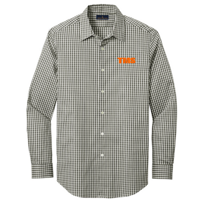 TMS - Brooks Brothers Men's Tech Stretch Pattern Shirt