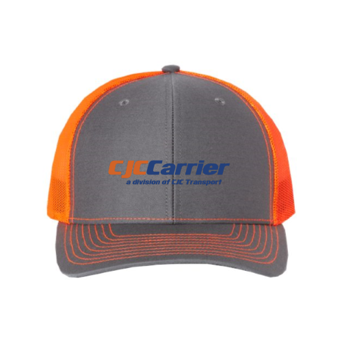 Charcoal Neon Orange