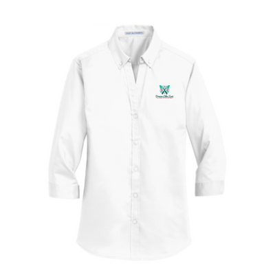 Dream Like Lexi - Port Authority Ladies 3/4-Sleeve SuperPro Twill Shirt v1