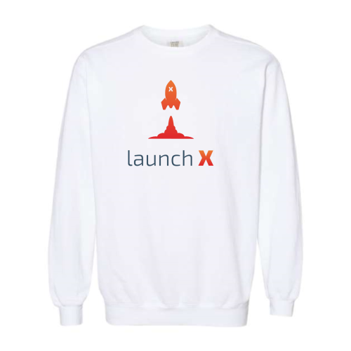 LaunchX - Comfort Colors Pigment-Dyed Crewneck Sweatshirt