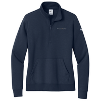 BrackettandEllis - Nike - Ladies Club Fleece Sleeve Swoosh 1/2-Zip