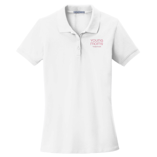 Young Moms Together - Port Authority Ladies EZCotton Polo - v1
