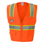 CityofChowchilla - Solid Front Safety Vest With Mesh Back
