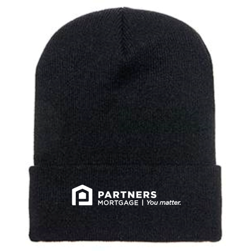 PartnersMortgage - Cuffed Knit Beanie